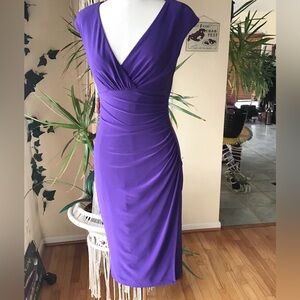Lauren by Ralph Lauren Purple Women's Dress size 2